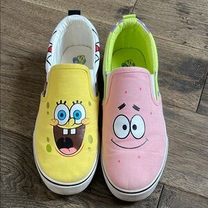SpongeBob SquarePants Kids Slip-On Shoes - Yellow and Pink